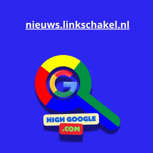 Google zoeklogo afgebeeld op Backlink LinksSchakel platform voor SEO optimalisatie